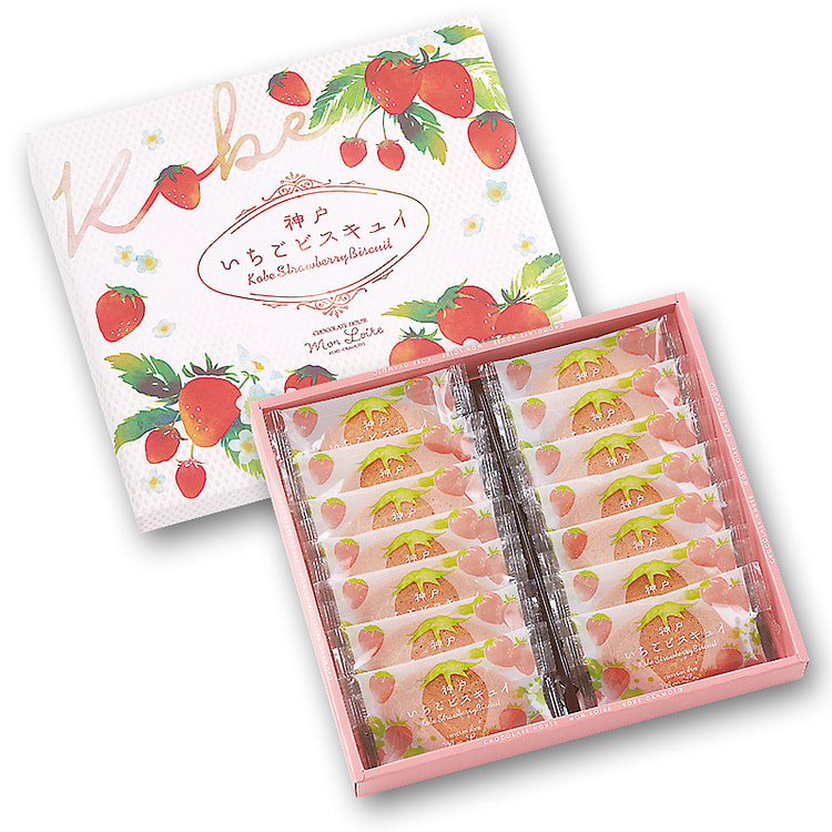 Monloire 春季限定 草莓味巧克力饼干14枚 1 份