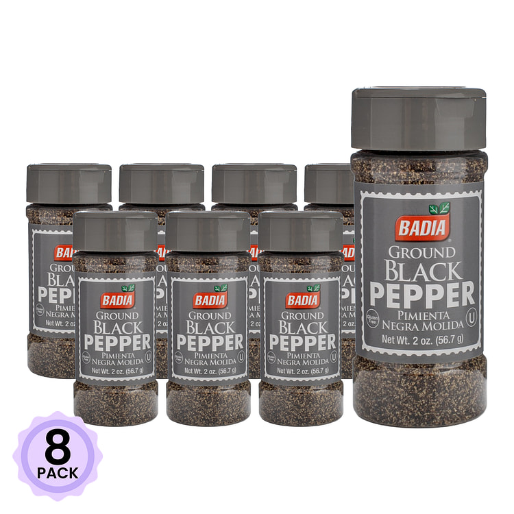 Badia 黑胡椒 2 盎司*8 包