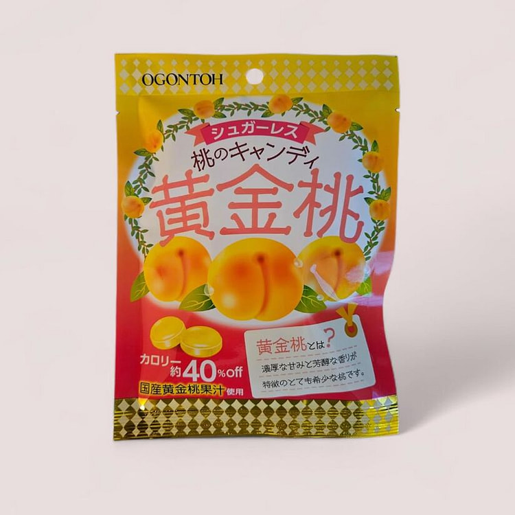 Ogontoh Japanese Golden Peach Candy