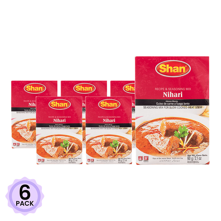 Shan 咖喱调味料(Nihari) 2.1 盎司*6 包