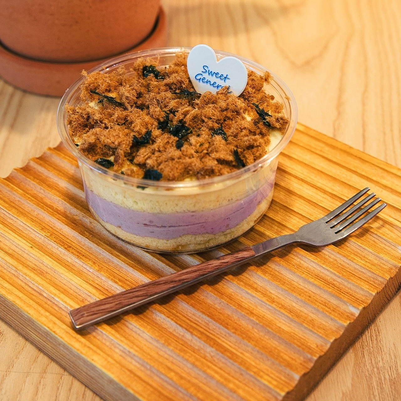 Taro Mochi Salted Eggyolk Pork Floss Cake Box-300g 1 케이스