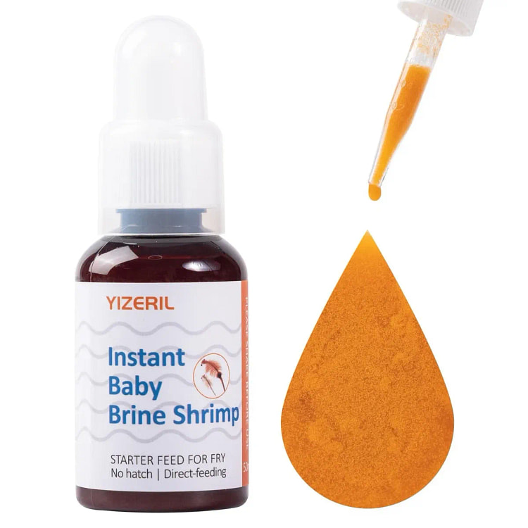 Yizeril Instant Baby Brine Shrimp Fish Food 1.69oz 1 pack