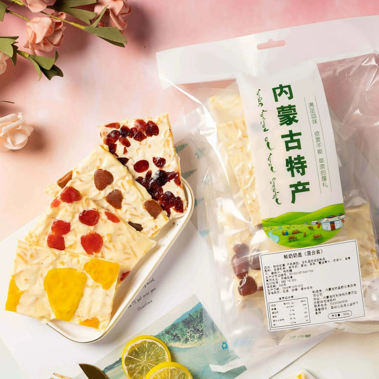 膳本初奶盖内蒙古大奶盖千层奶皮子酸奶片*1袋
