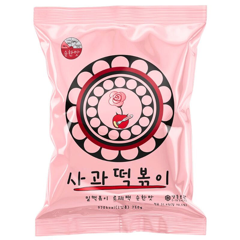 Sagua Tteokbokki Rose Wheat Pack (Mild) 750 g