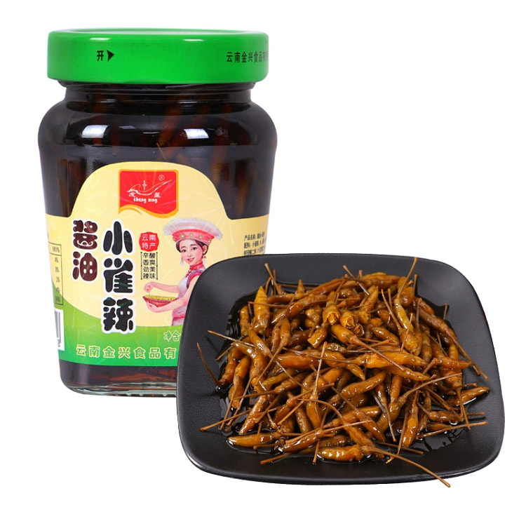 云南酱油小雀辣270g*1瓶泡椒下饭咸菜