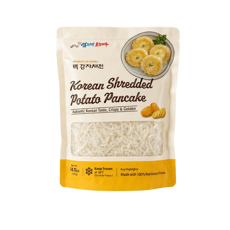 Korean Shredded Potato Pancake 400 g (min 5)