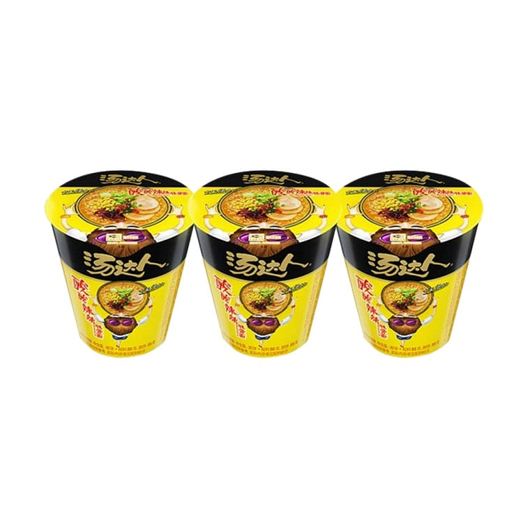 Tongyi Tangdaren Hot & Sour Tonkotsu Cup – 90g 90 g