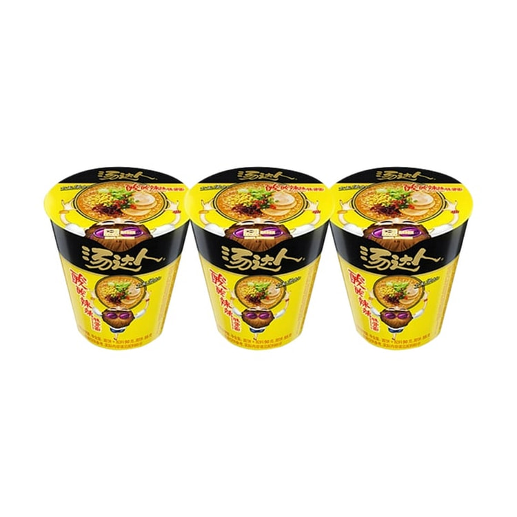 Tongyi Tangdaren Hot & Sour Tonkotsu Cup - 90g 90 g