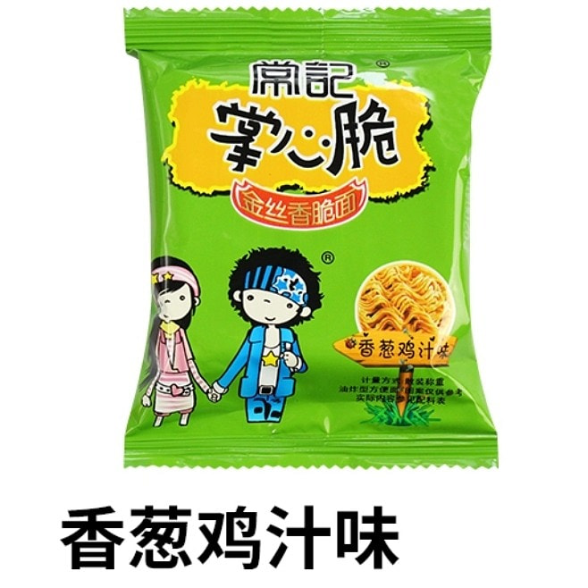 Changji Palm Crisp(Chive)Dry Noodle 20g 1 pack (min 3)
