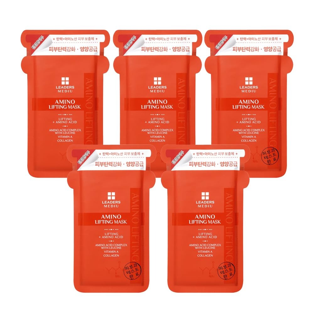 Mediu Amino Lifting Mask 5 Sheet Masks 0.84 액량 온스