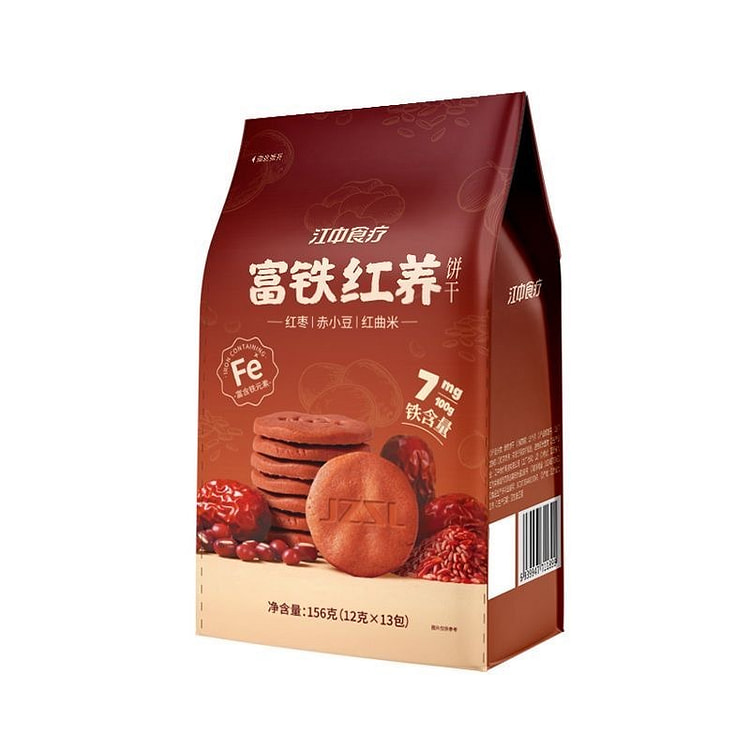 江中猴姑富铁红养酥性饼干滋补 156 克