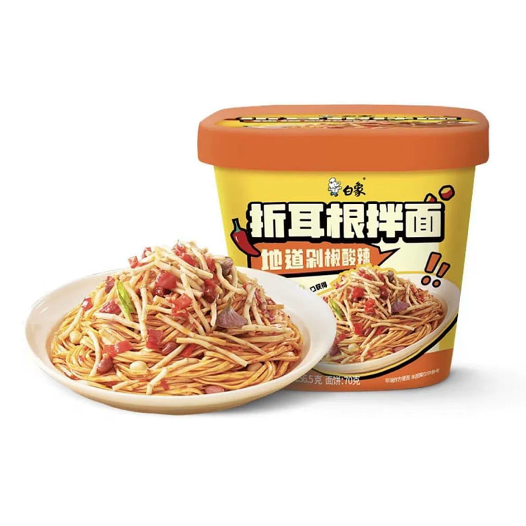折耳根拌面 地道剁椒酸辣味方便面156g*1杯