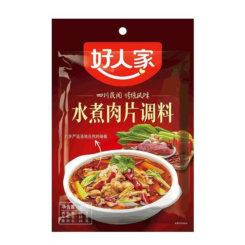 Hao Ren Jia boiled pork slices 100g*1 bag 100 g