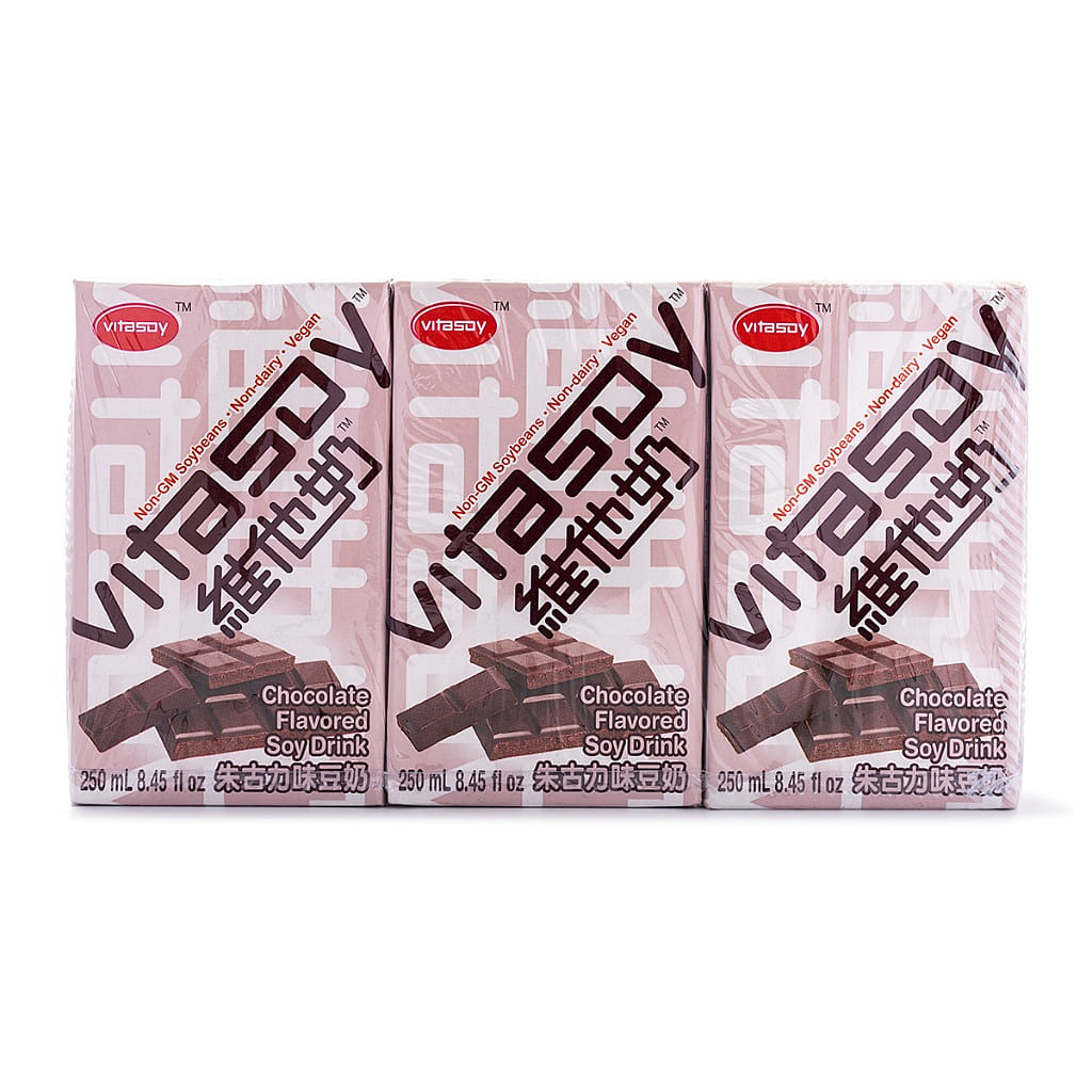 Vita Soy Chocolate Soy Drink 8.45 fl.oz*6 boxes