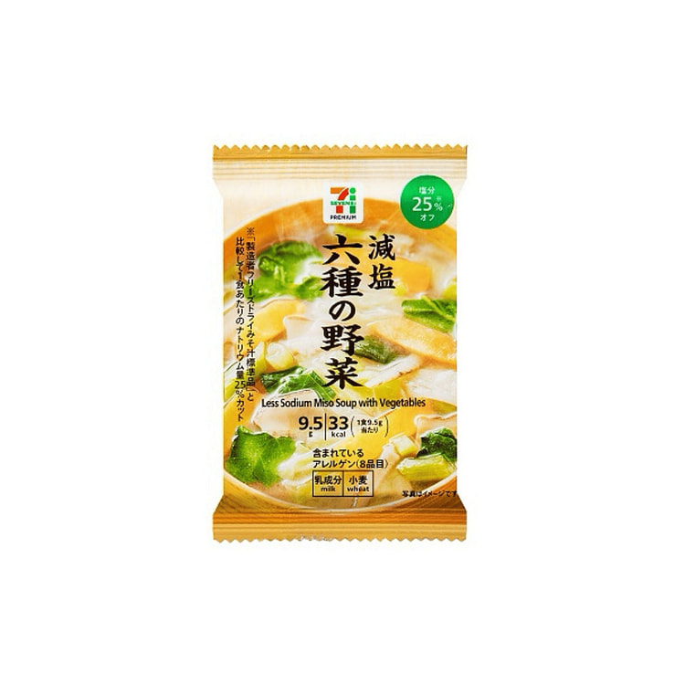 冻干味噌汤蔬菜食品 Seven 9.5g 1 份
