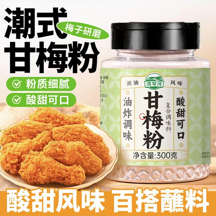 湾琴河 甘梅粉 烧烤蘸料撒料炸鸡薯条小吃撒粉