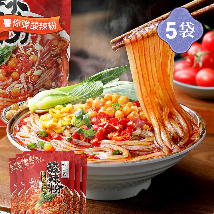 Liziqi Sichuan hot and sour noodles 1360g 1360 g