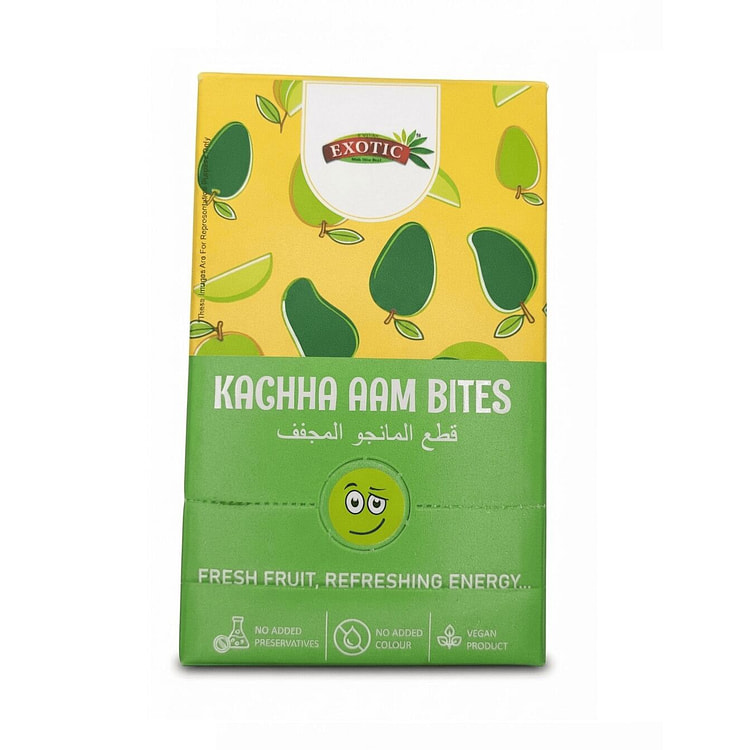 Exotic Fruit Bites: Raw Mango Bites 5g Each 40 pk 40 pack