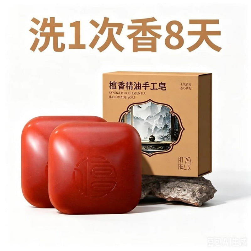 Sandalwood Anti Mite Soap, Oil Control, 130g 130 g