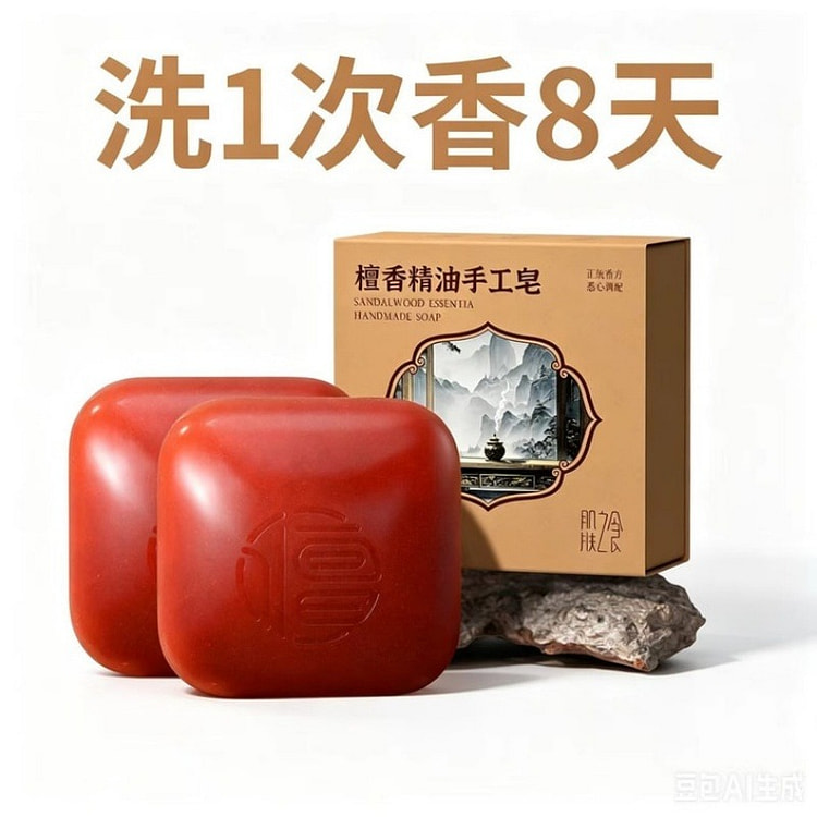 肌肤之食 檀香精油香皂除螨控油持久留香洗面奶 130 克