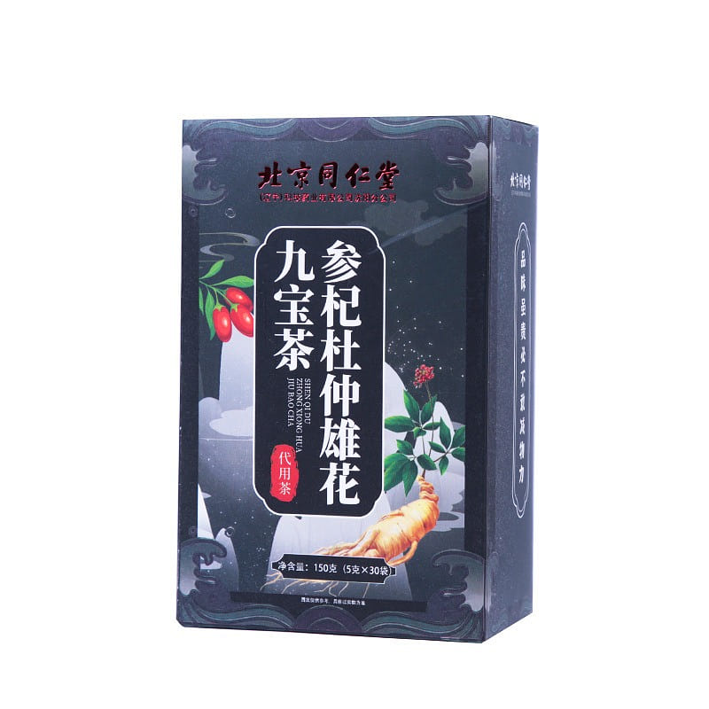 [Beijing Tongrentang Authentic] Ginseng and Eucommia Xionghua Jiubao Tea 150g 150 g