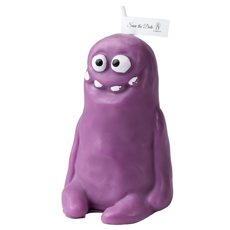 Ventray Mud Monster Scented Candle,Purple 1 each