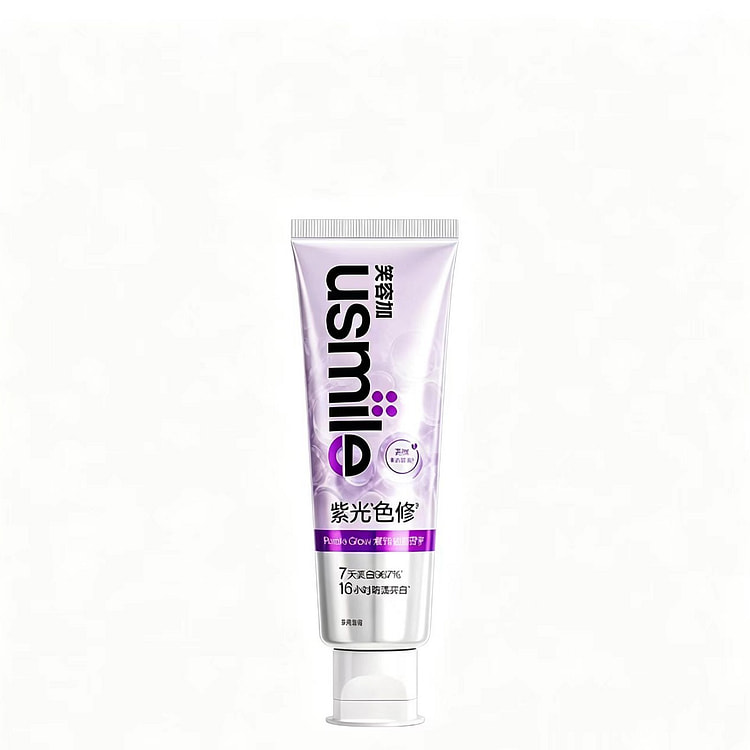 usmile Color Correcting Toothpaste (Purple), 100g 1 box