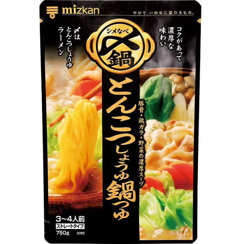 Mitsukan Tonkotsu Soy Sauce Hot Pot Soup 750g 1 each