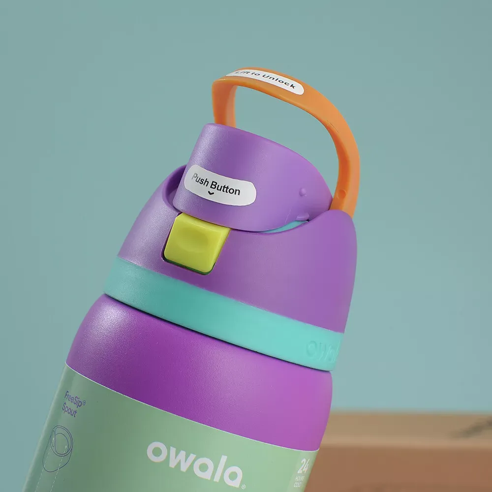 Get Owala 32oz Stainless Steel Water Bottle - Purple