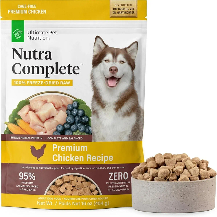ULTIMATE PET Nutra Complete Freeze Dried raw food 150 pack