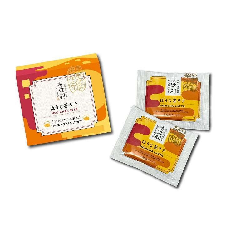 辻利 焙茶 拿铁 5袋