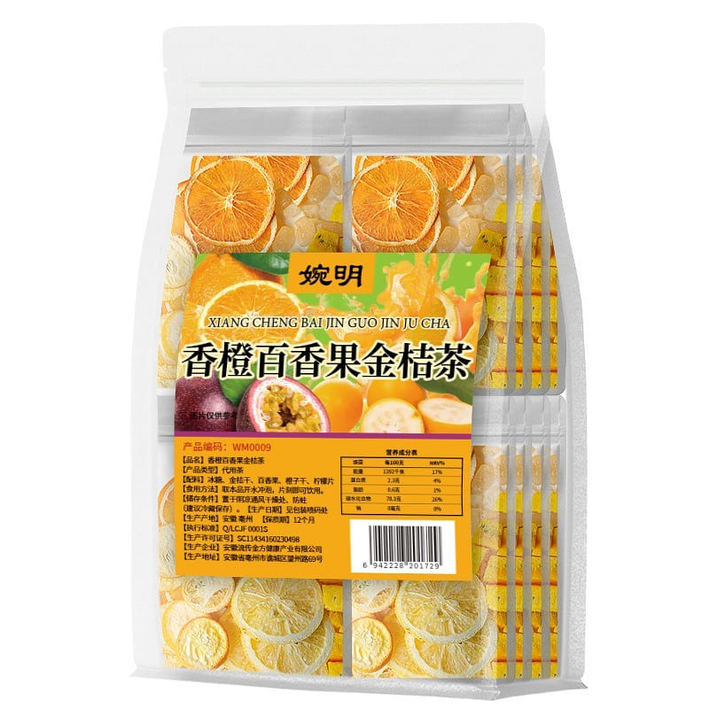Wanming Orange Passion Fruit Kumquat Tea 300g 300 g