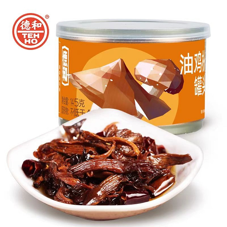 德和 油鸡枞菌罐头 下饭菜 145g*1罐