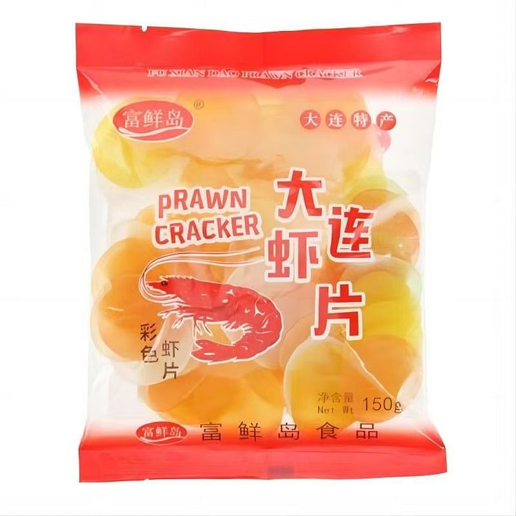 富鲜岛大连虾片 半成品小吃年夜饭150g*1袋