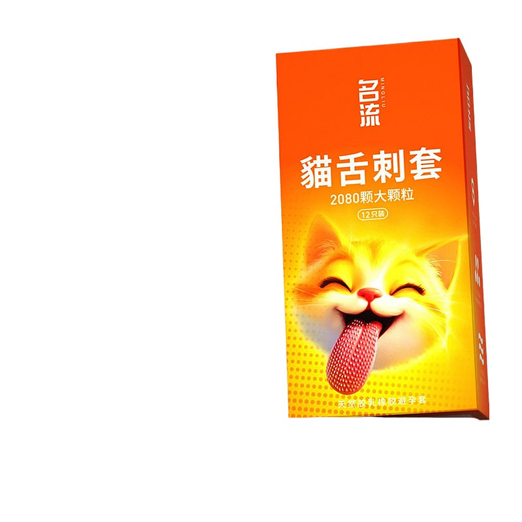 Cat Tongue Spiky Lubricated Condoms, 12pcs/box 1 count