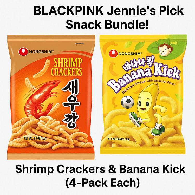 BLACKPINK Snack Bundle! 4+4 Pack 1 each