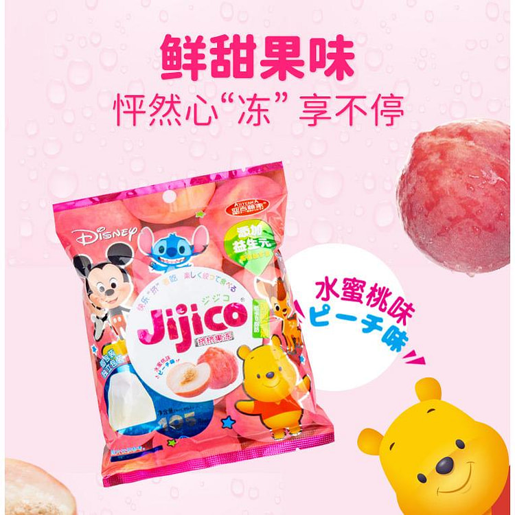 迪士尼挤挤果冻 水蜜桃口味 105g*3袋装