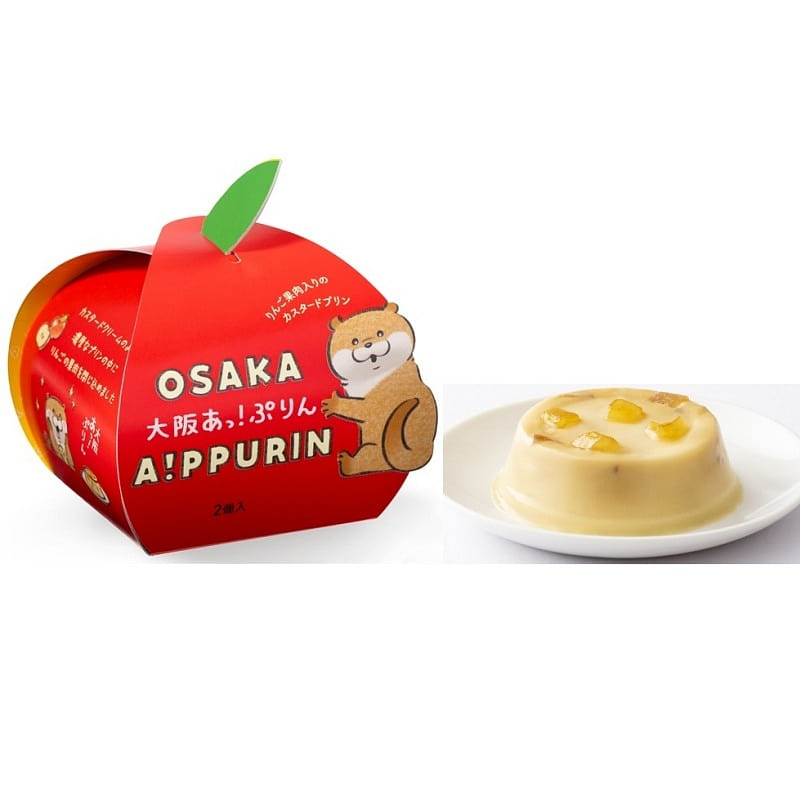 TORAKU Osaka A! PPURIN Pudding 2 pcs 1 each