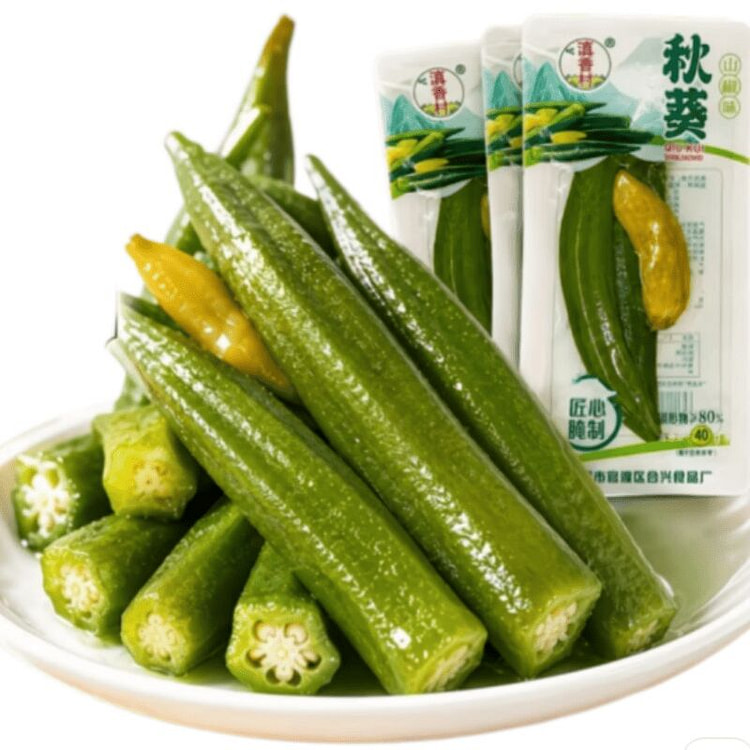 Dianxiang Village Pickled Pepper Okra Snack 80 g