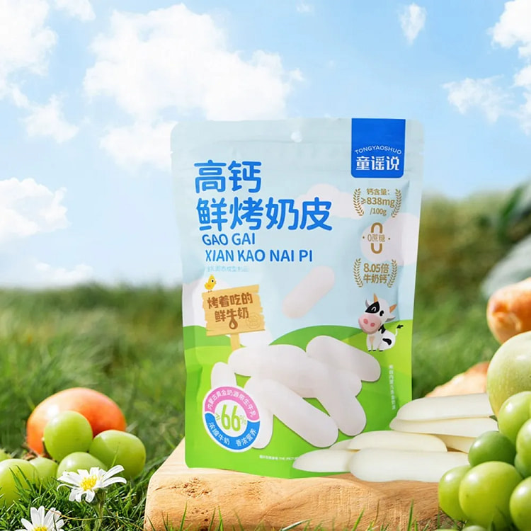 童谣说 高钙鲜烤奶皮 牛奶味 105 克