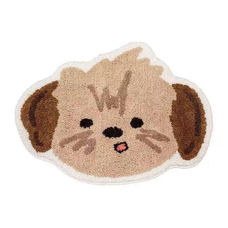 Bedroom Bed Side Rug - Naughty Dog 40*60CM