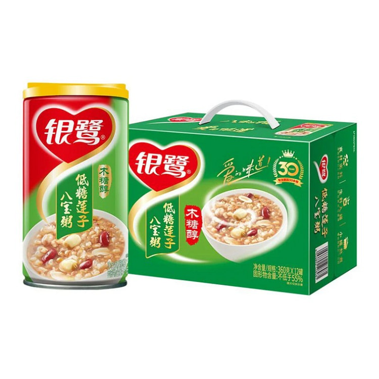 银鹭 低糖莲子八宝粥 360g