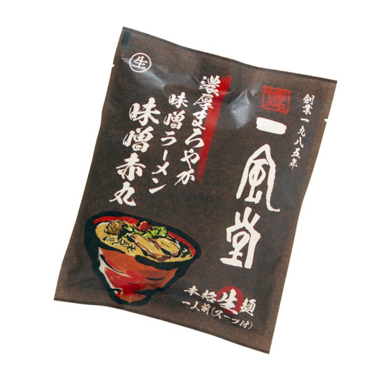 [日本直邮] 一风堂 味噌赤丸 1人份 季节限定品