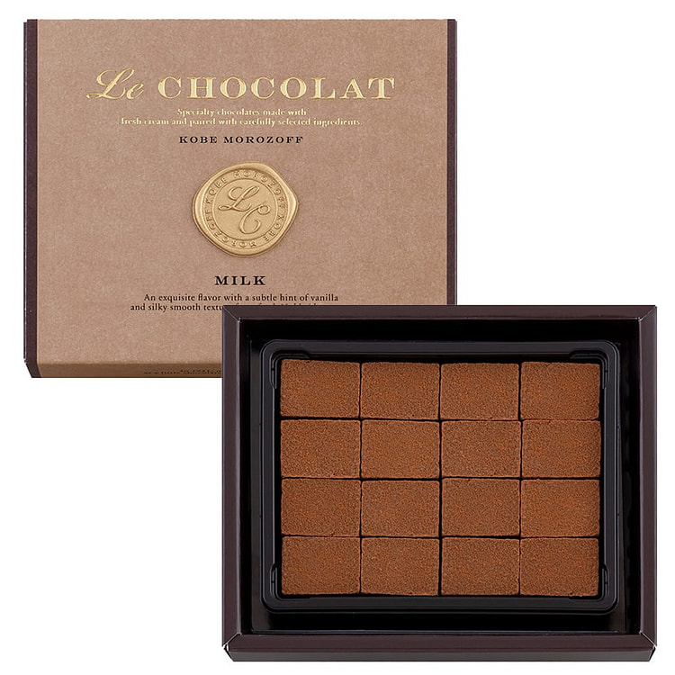 Morozoff Raw Chocolate Milk  Gift Box 16pcs/
