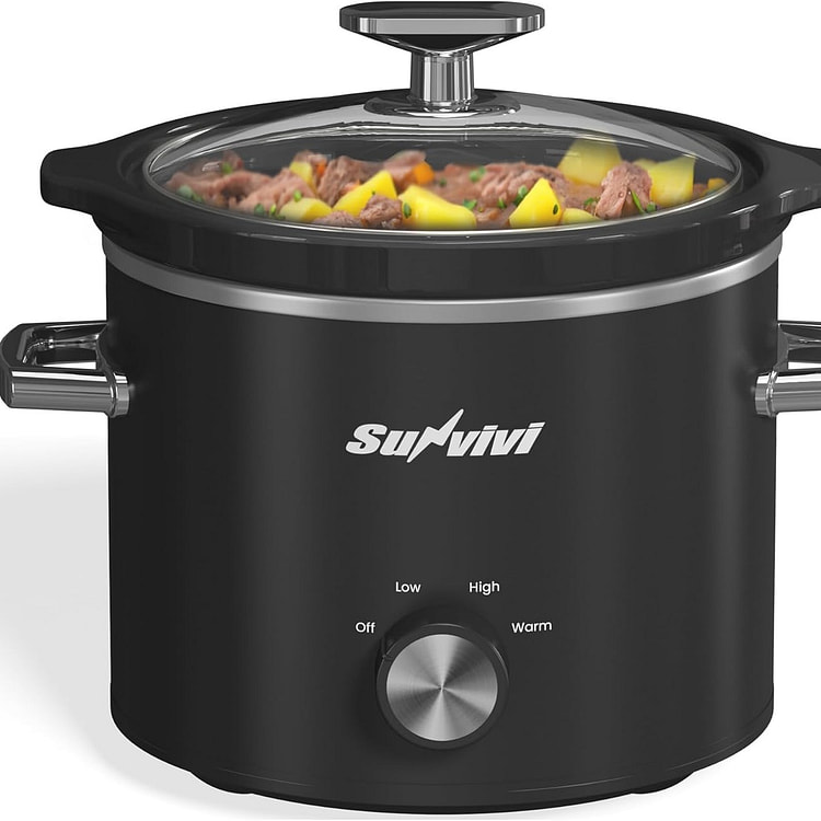 慢炖锅，小型慢炖锅，可拆卸 1 个