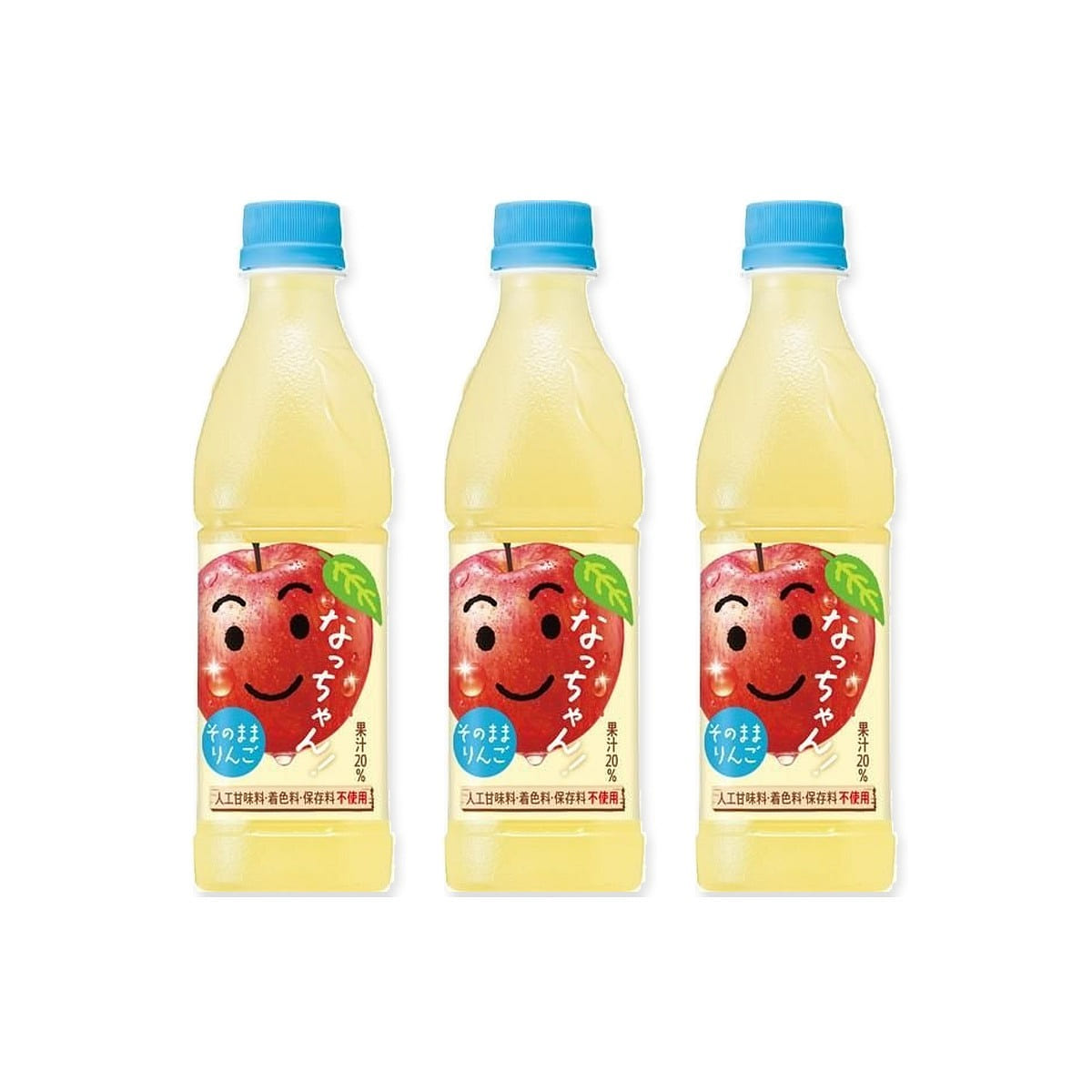 Suntory Nacchan Apple Juice 3 bottles 1275 ml