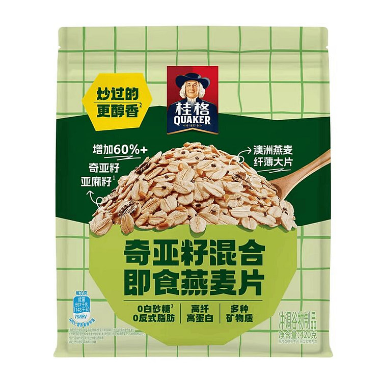 Quaker Chia Seed Instant Oatmeal 420 g