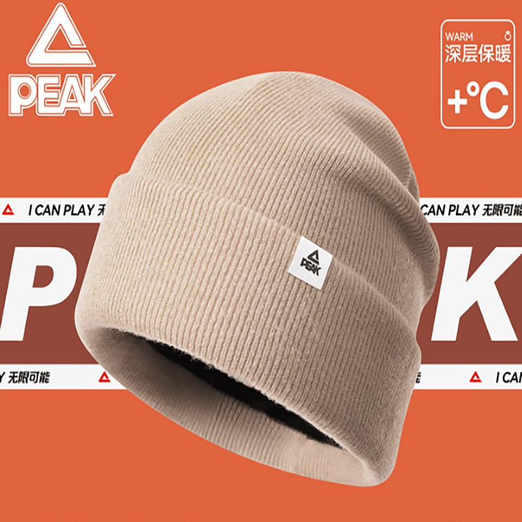 匹克帽子冬季防寒骑行护耳保暖针织帽男女 1 份