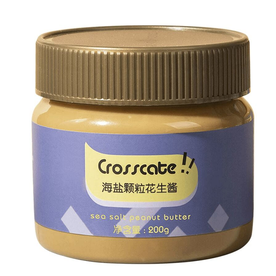 crosscate sea salt peanut butter 200g 200 g