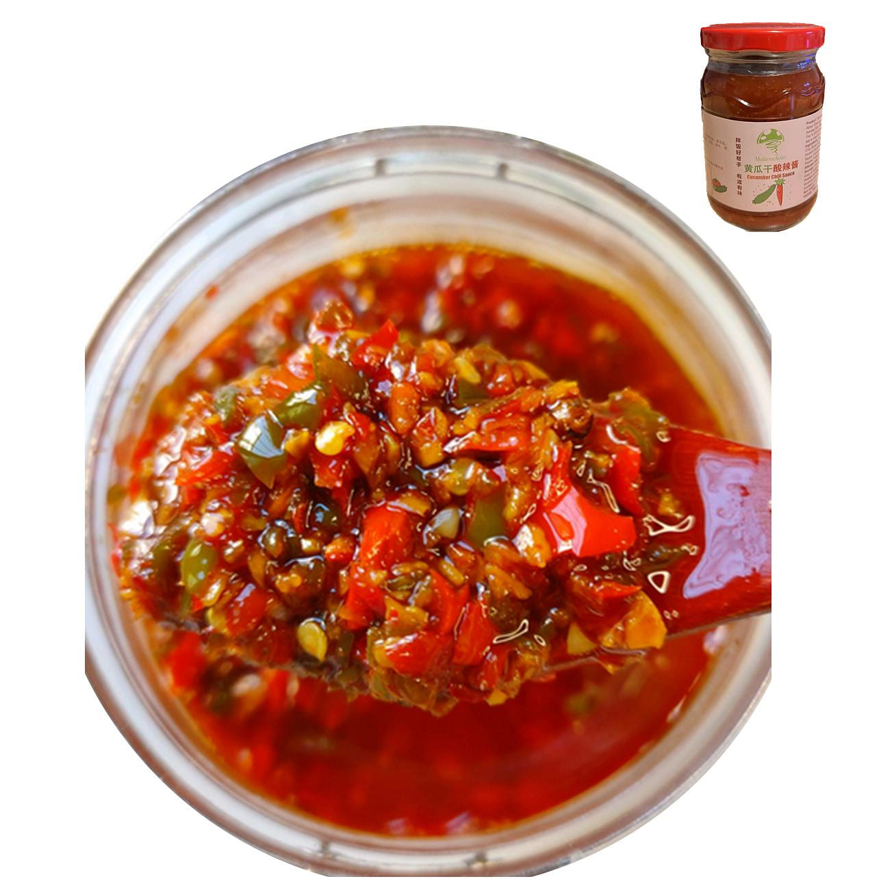 Cucumber Chili Sauce, Deliciously sour and spicy, unique preparation, exclusive 200 グラム